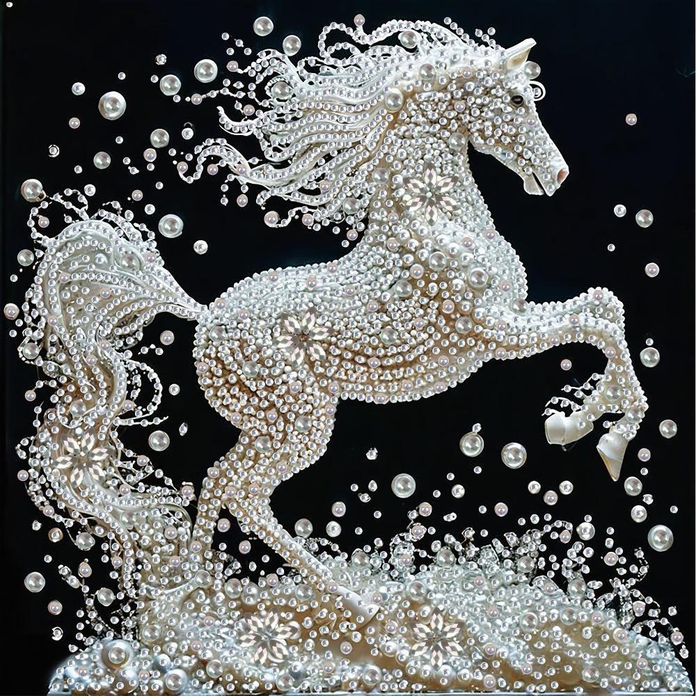 5d Diamond Painting Special-shaped Bright Diamond DIY Pearl Handmade Pendant Home Jewelry