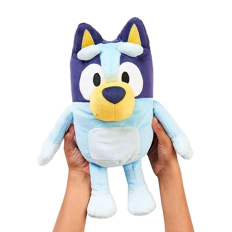 New Bluey Family Series Talking Plush Bingo Music Soundable Plush Toy Anime Figure Cute Animal Sing Dog Doll Kids Festival Gift