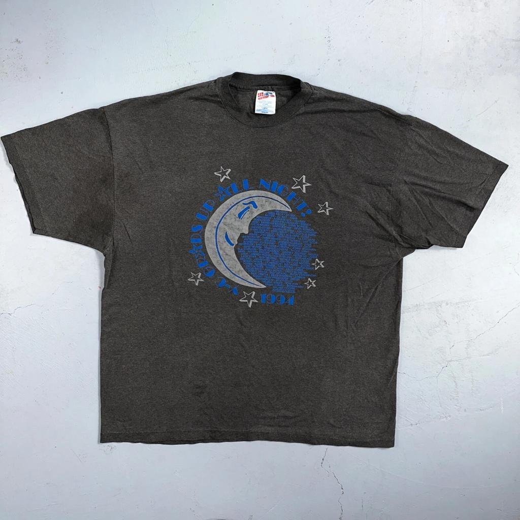 Graduation Night Party VTG T Shirt PDX Oregon Moon 1994 Reunion Spooky Cool Star
