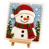Yarn Art Decor Projects DIY Fabric Weaving Painting Kit, Halloween Christmas Crochet Kit for Decoration, Beginner Handmade Craft Project Set Holiday