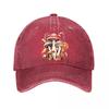 Whimsical Mushrooms Floral Home Decor Art Print Washed Baseball Cap Outdoor For Womens Unisex FeUnisex