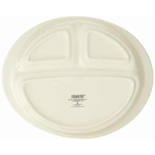 Peanuts" Snoopy Joy Lunch Plate, 23cm, White, 606137