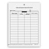 Reusable Facility Equipment Inspection Card, Double-Sided for Maintenance & Patrol Logging