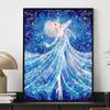 5D DIY Diamond Painting Decorations Elsas Magic Blossom Theme Illustration Diamond Embroidery and Rhinestone Cross Stitch Set Handmade