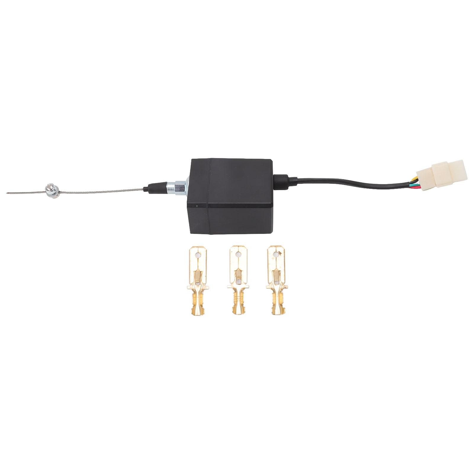 

12V 4 Wire Diesel Engine Stop Switch Electronic Shutdown Switch Steel Wire Flameout Controller