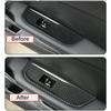 Compatible For MG4 EVMulan 2022-2024 Car Window Control Lift Switchs Panel Cover Trim Decoration ABS Carbon FiberDurable