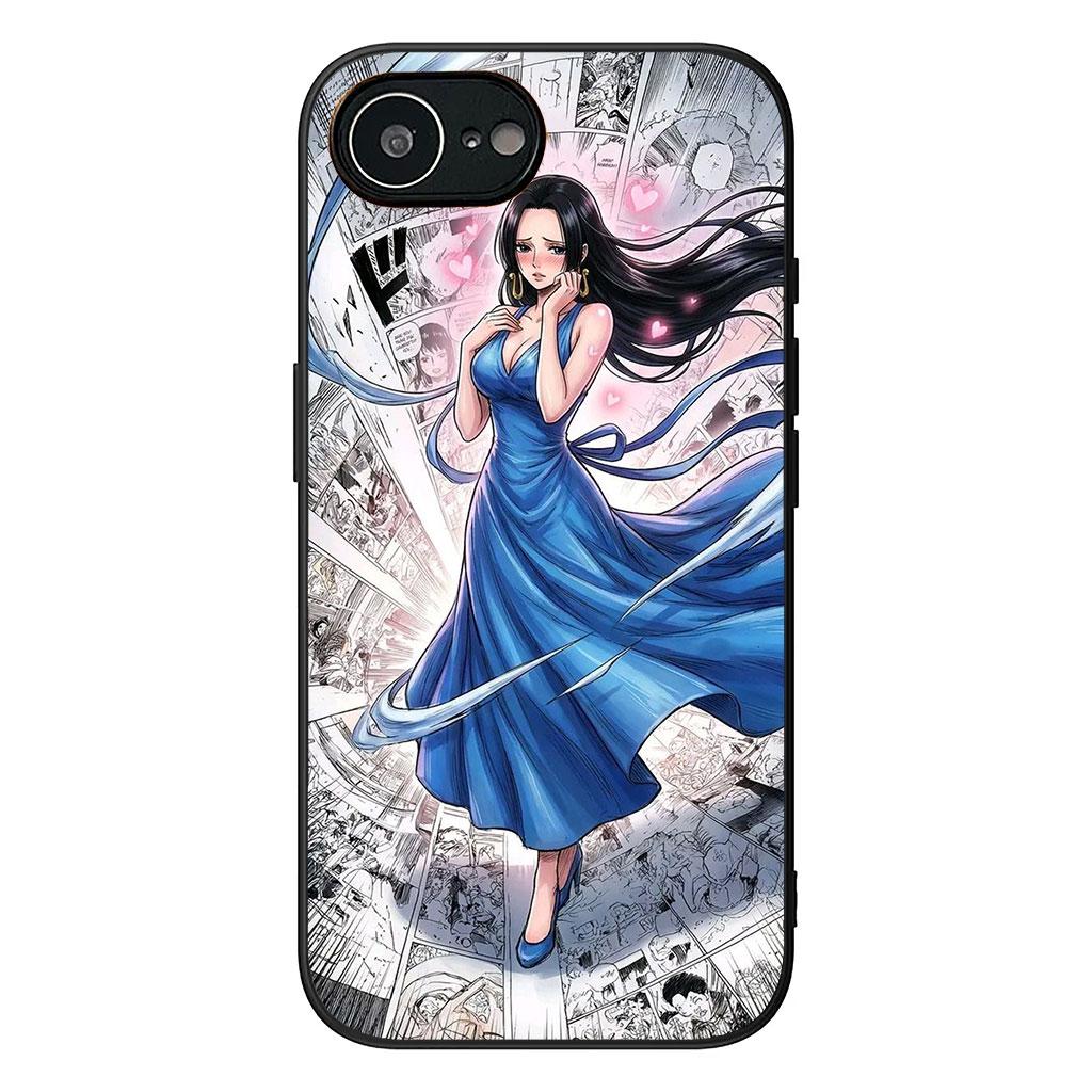 

Cover for Apple iPhone 16 15 14 Plus 13 12 Mini 17 Pro Max + ProMax 16E Air Phone Case Boa Luffy Zoro One Hancock Pieces iPhone 14 Pro