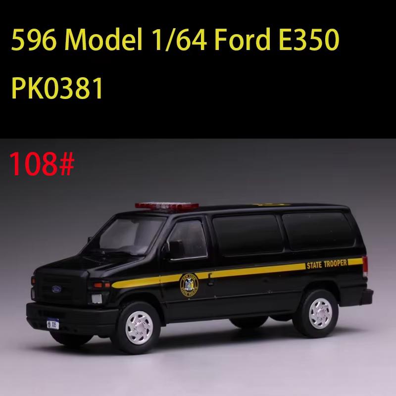 596 Model Alloy 1/64 Scale Ford e350/CV/Explorer Car Model Ornament Souvenir Display Collection Hobby Gift