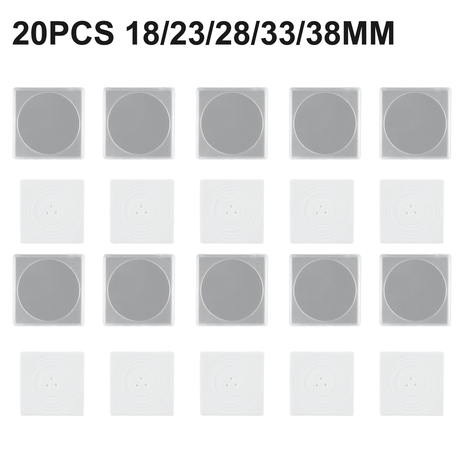 

Coin Box Collection Organizer Storage Box Transparent 18/23/28/33/38mm