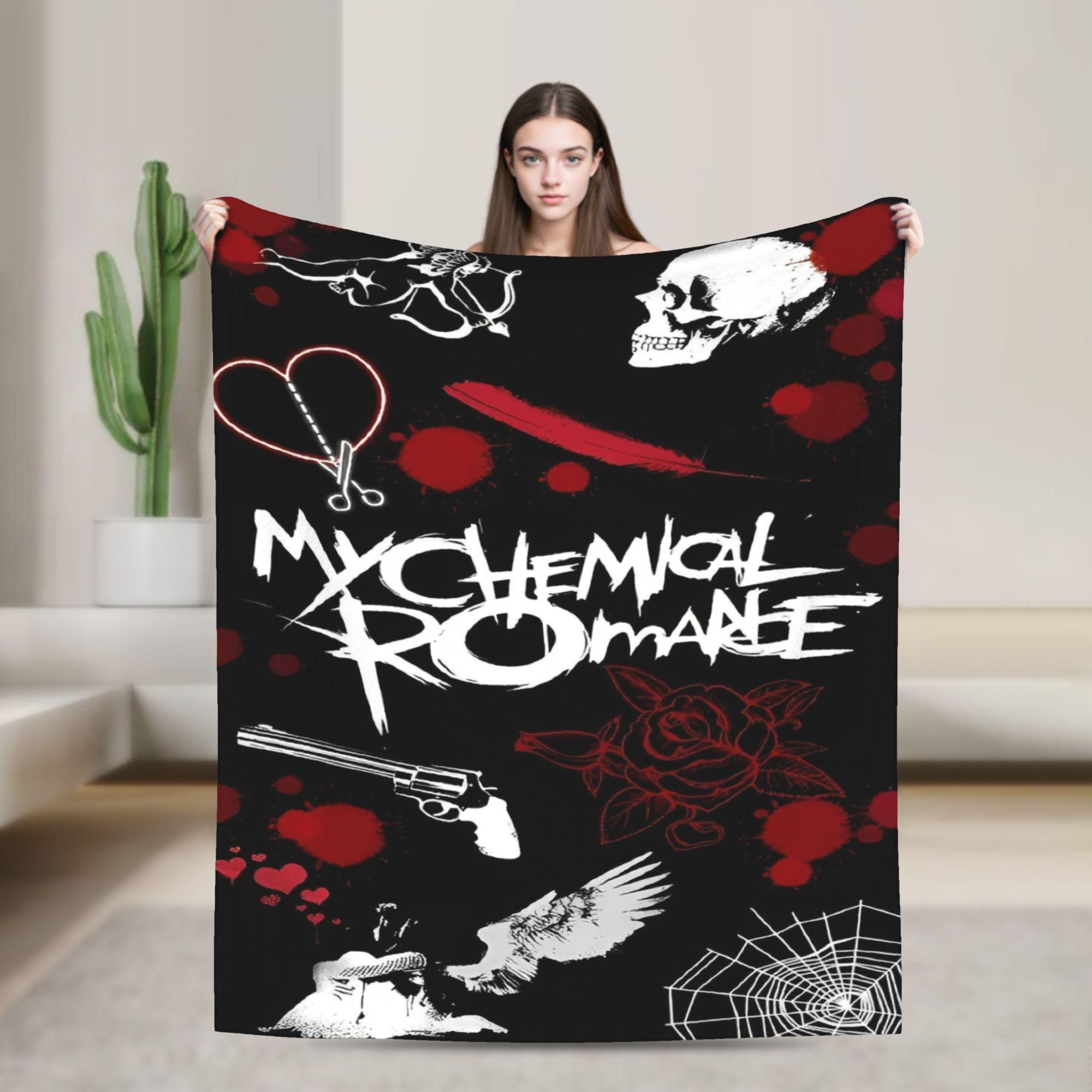 My Chemical Romance Band Blanket Coral Fleece Plush Rock Music Super Soft Throw Blankets for Bedding Couch Bedroom Quilt 150x180cm