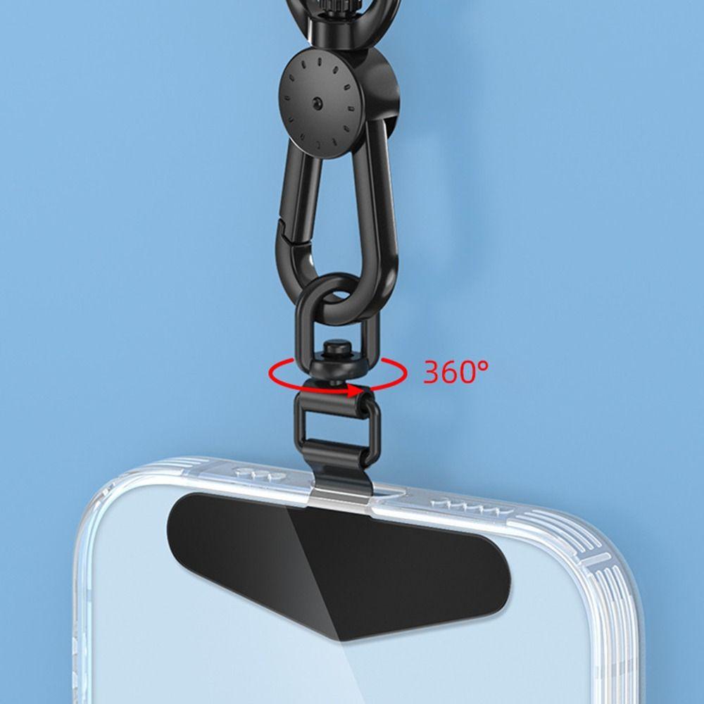 Stainless Steel Phone Case Hanging Rope 360° Rotatable Strap Fixed Gasket  for Mobile Phone