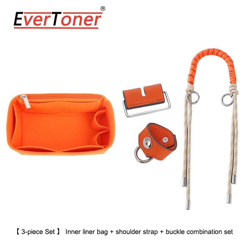EverToner Fashion Handmade Woven Handbags Strap for H lunch box bag modified buckle/inner liner Universal Bag Parts Accessories