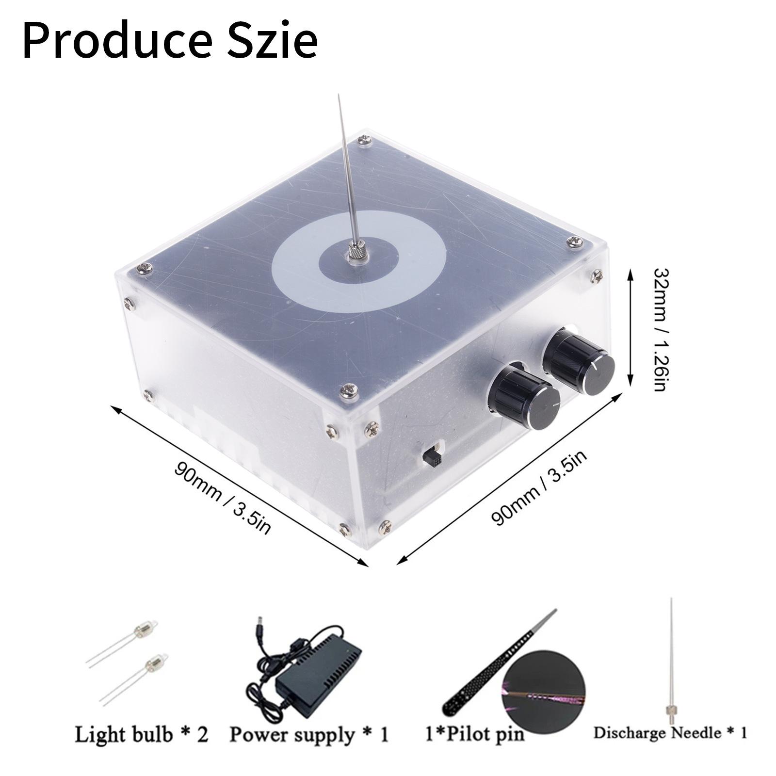 

Science Experiment Coil Music Box with Bluetooth-compatible Music Capability and Touchable Artificial Lighting 1 чёрный