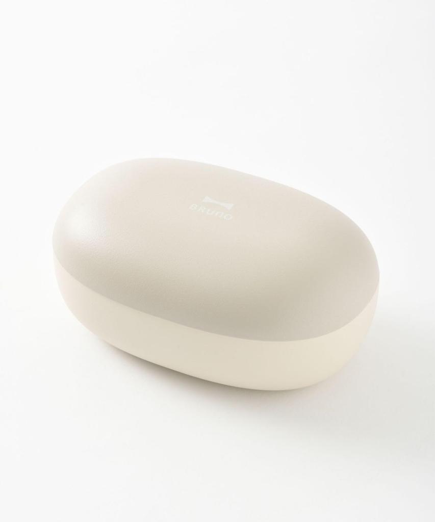 BRUNO Yamanaka Lacquer Two-Tone Lunch Box, Mayu, Single Tier, Dishwasher and Microwave Safe, Round, Gray, Size Not Available, RBHK014-GY