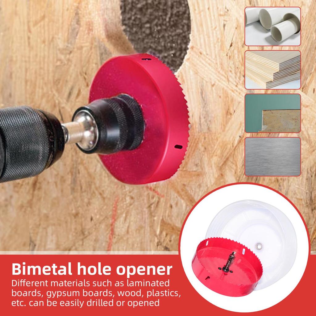 Hole Saw Dust Collector Cutter Circle Drill Bit For Holes For Drilling Wood Ceiling Drywall Plaster Fiberboard Household