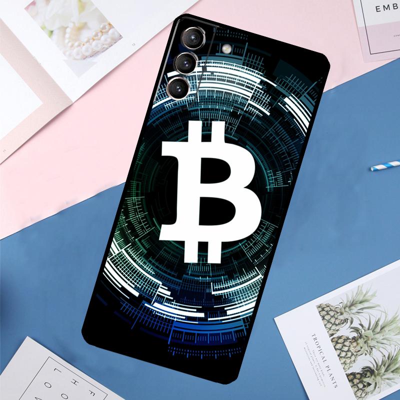 Bitcoin Case For Samsung Galaxy S25 Ultra S21 S22 S23 S24 Ultra S9 S10 Plus S20 FE S25 FE Back Cover