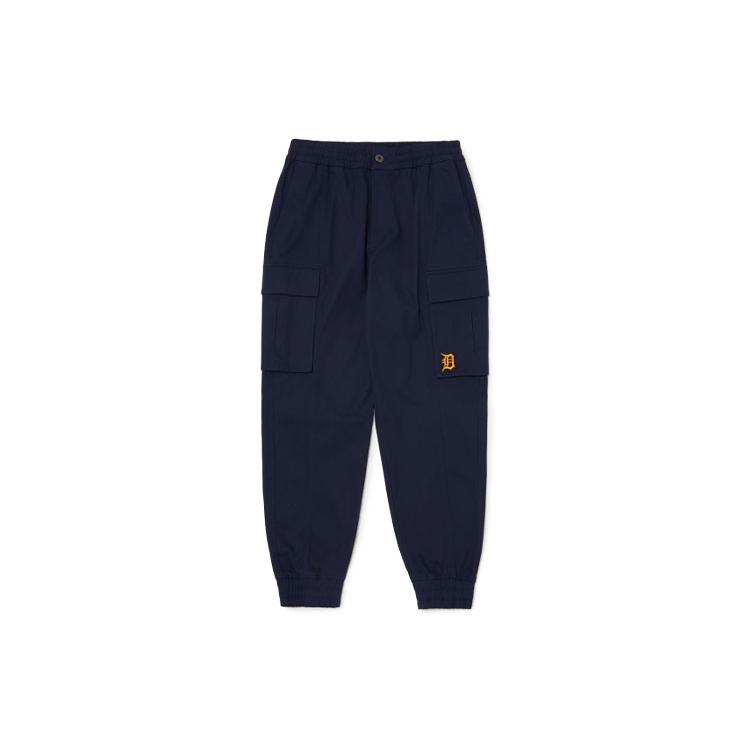 New MLB Casual Pants Men's Navy Blue 3LWPB0324-46NYD