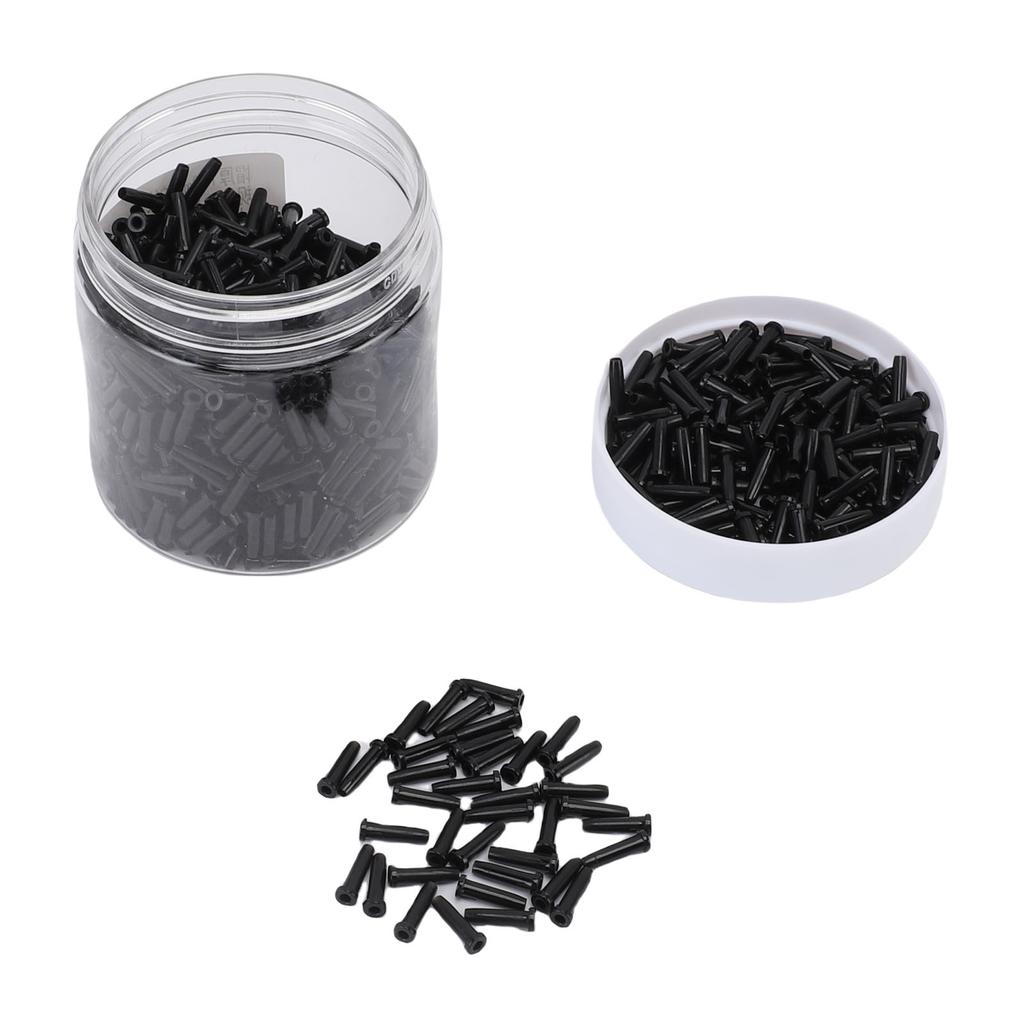 1 krabička badmintonových průchodek na raketu s dvojitým drátěným otvorem Chránič strun na badminton Tloušťka krytky 1,0 mm 2,6x9,3 mm N12 Černý