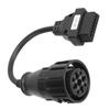 OBD2 adaptér 12pin MAN na 16pin nákladní vozidlo diagnostický prodlužovací kabel náhrada za DELPHI