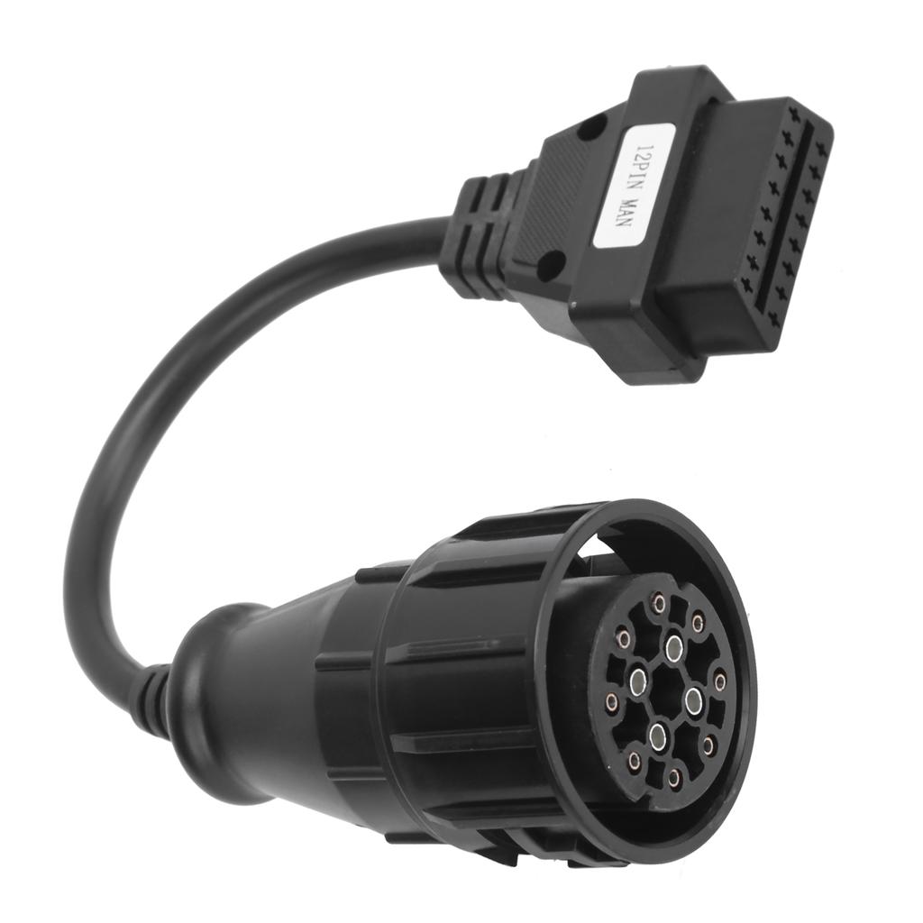OBD2 adaptér 12pin MAN na 16pin nákladní vozidlo diagnostický prodlužovací kabel náhrada za DELPHI