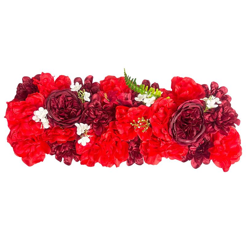 

50cm Luxury Wedding Artificial Flowers Decoration Red White Rose Flower Row for Wedding Arches Home Valentine s Day Decor DIY красный