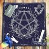 Tarots Tablecloth Rune Divinations Table Cover Astrology Oracles Board Game Mat Square Shape Pendulum Altar Table Cloth