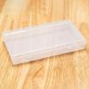 Transparent Plastic Stationery Organizer Box for Pencils, Stickers, and Small Cards