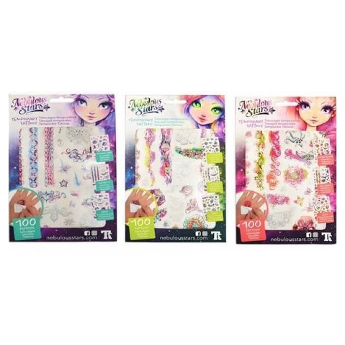 Nebulous Stars - NS11410 - Tatouages temporaires Nebulous Star Asst