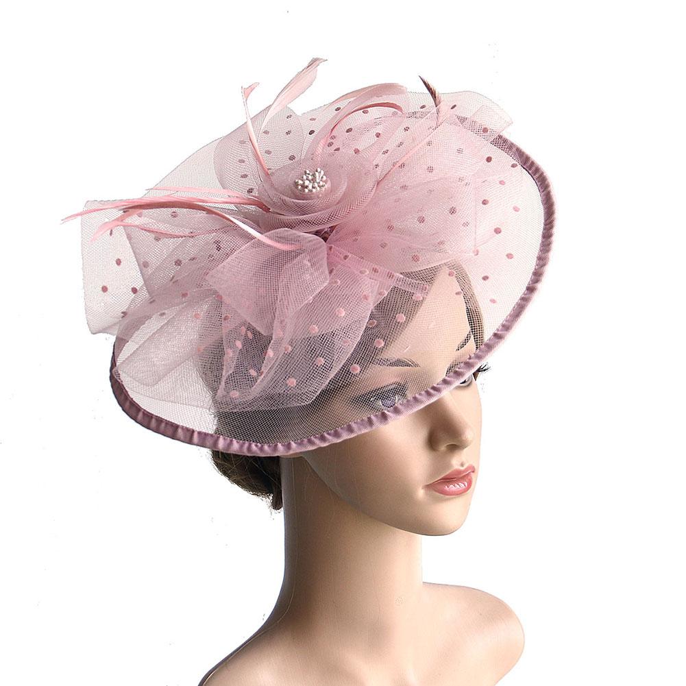 Fascinators Hat Tea Party Headwear Ribbons Feathers Decoartion 1920s Club Stylish Elegant Headbands With Headband And Clip Headpiece For Girls Women