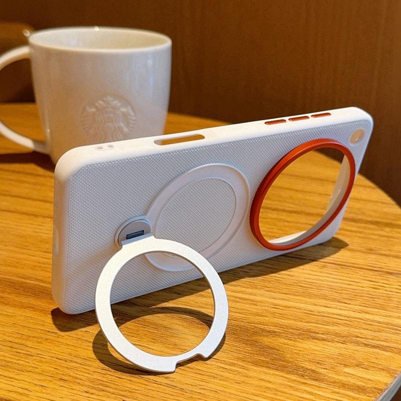 For OPPO Find X8 X8S X8S Plus X8 Pro X8 Ultra solid color rotating magnetic stand anti-drop and anti-fingerprint phone case