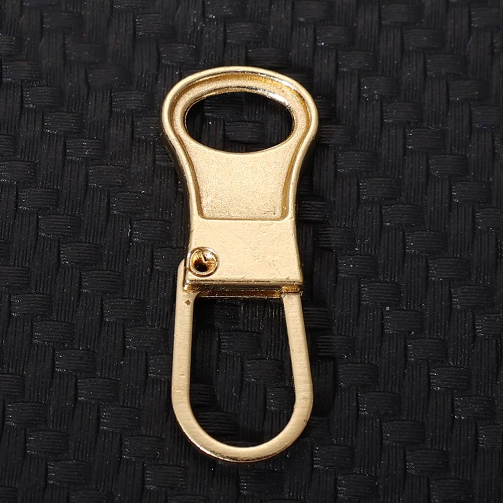 5PCS Detachable Zipper Pull Replacement Zipper Slider Puller Lock for Down Jacket Dress Luggage Bag Metal Zipper Head Repair Kit