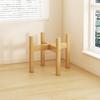 Cross-Shaped Plant Stand: Floor-standing Flower Shelf for Balcony or Living Room
