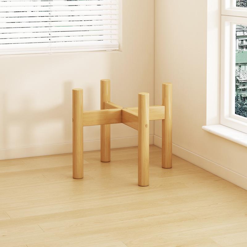 Cross-Shaped Plant Stand: Floor-standing Flower Shelf for Balcony or Living Room