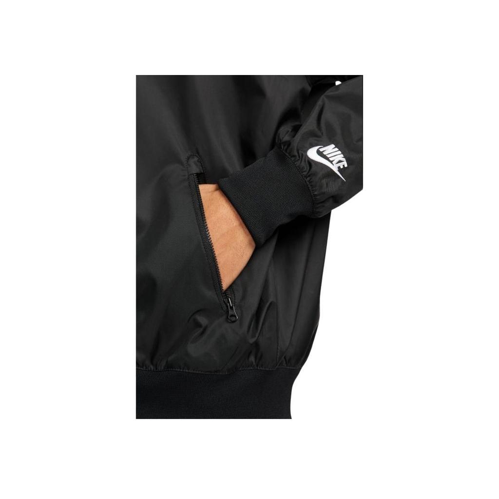Nike Letter Print Casual Hooded Jacket Men jackets Black DX0694-010