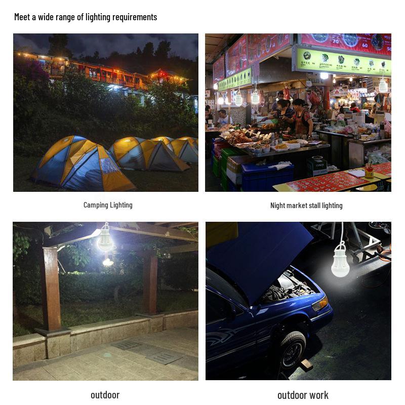 5V USB-Powered Low-Voltage LED Bulb for Power Banks and Outdoor Use