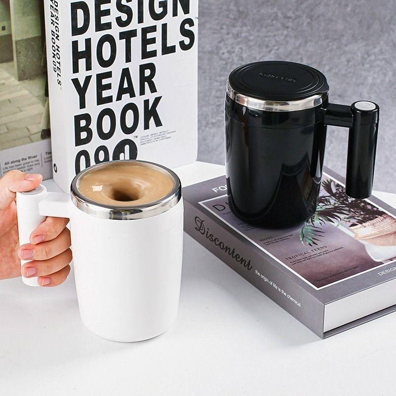 Self-stirring Cup Soy Milk Cup Coffee Cup Rechargeable Portable Shaker Milkshake Household Drinking Tool Milk Cup