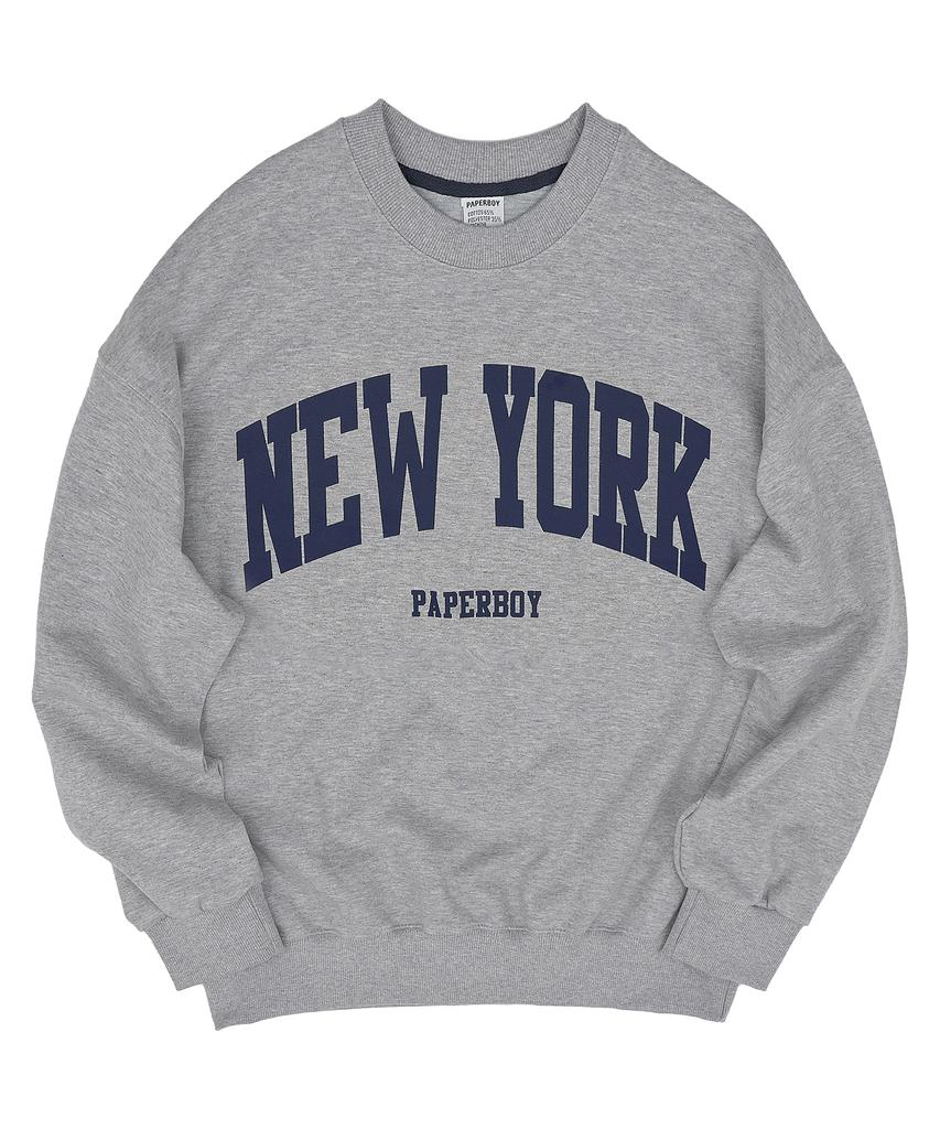 PAPERBOY Basic New York Sweatshirt - Black