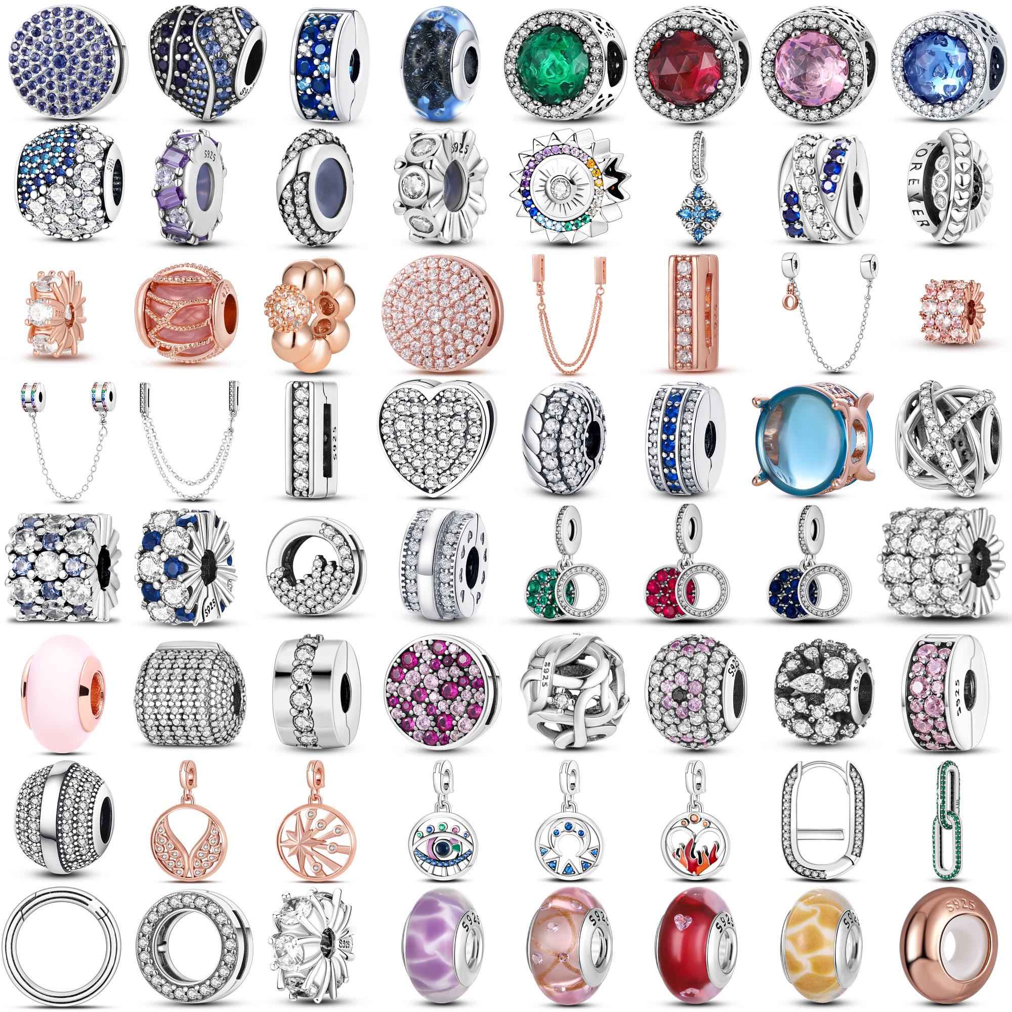 

Мода 925 Серебряные Подвесные Бусины Геометрические Линии Подходит Оригинальный Браслет DIY Для Ожерелья Подвески Изготовление Женщин Подарок