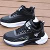 Men's Waterproof Winter Cotton Running Shoes, Warm Velvet, Thickened Casual Sneakers for Students