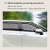 Compatible with Volkswagen Sharan 7M 1995-2009: Enhanced Rain and Sun Visors for Side Windows