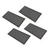 4pcs Magnetic Floor Register Vent Covers 5.5x12 Inch Magnet PVC Vent Screen Net for Wall Ceiling Floor Catch Debris Hair