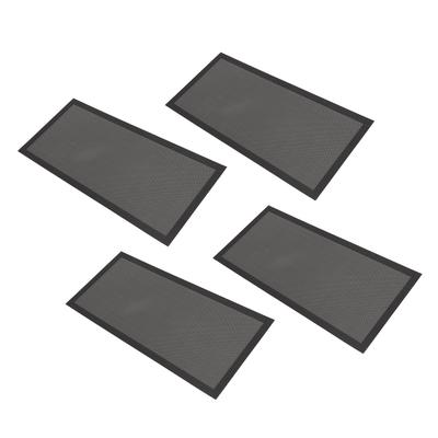 4pcs Magnetic Floor Register Vent Covers 5.5x12 Inch Magnet PVC Vent Screen Net for Wall Ceiling Floor Catch Debris Hair