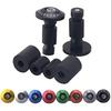 Goldfire Motorcycle 7/8'' Handle Bar End Weights Handlebar Grips Cap Anti Vibration Silder Plug Fits for Yamaha Kawasaki Dirt Bike (Black)