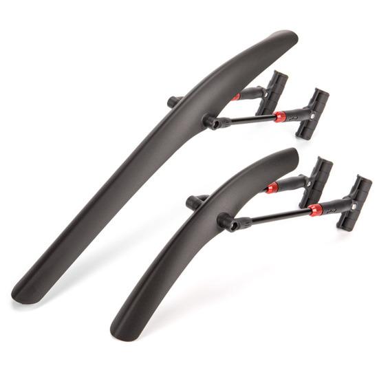 2Pcs Bicycle Fender Adjustable Lightweight Universal MTB Mountain Road Bike Front Rear Mud Splash Guard Mudflap Bike Accessories
