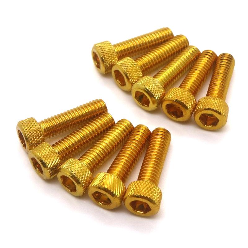 10ks Barevná Univerzální 6mm Závodní Motokrosová Sada Dílů Motocyklový Šroub Kapotáž Dirt Pit Bike Moto Upevňovací Matice Šrouby Příslušenství