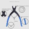 Heavy-duty Cylinder Snap Ring Pliers Internal Ring Remover Retaining Circlip Pliers 90 Degrees Bending Pliers Long Nose