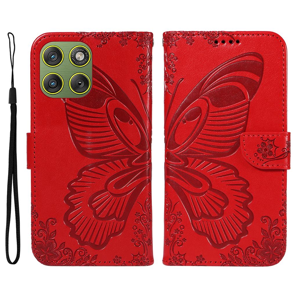 For Motorola Edge 70 5G Case Butterfly Pattern PU Leather Folio Flip Phone Cover