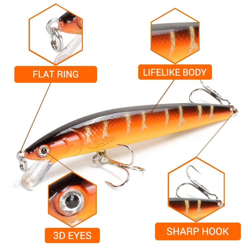 Mino Floating Minnow Fishing Lure Flying Bait Artificial Bait Luya Flying Bait Hard Fishing Bait