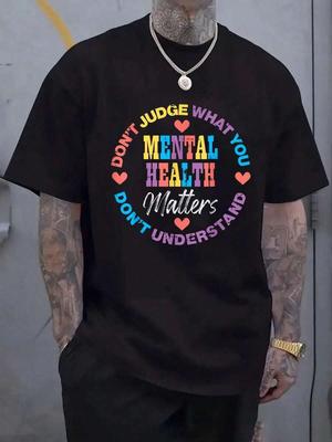 Mental Health Dont Judge You Dont Understand Aware Unisex T-Shirt