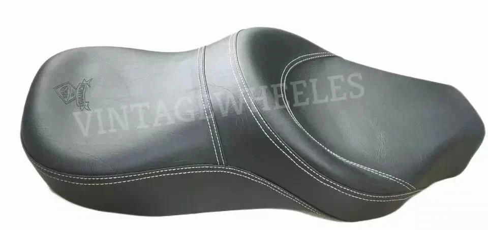 Super Low Style Cushioned Dual Seat Fits For Royal Enfield Interceptor 650cc